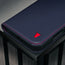 Navy Blue Leather Case (with Red Stitching) for iPhone 17 Pro Max