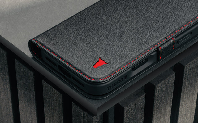 Coque en Cuir pour iPhone 17 Pro Max (chargement MagSafe) Feature Focus