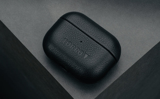 Coque en Cuir pour Apple AirPods Pro 3 (3e génération) Feature Focus