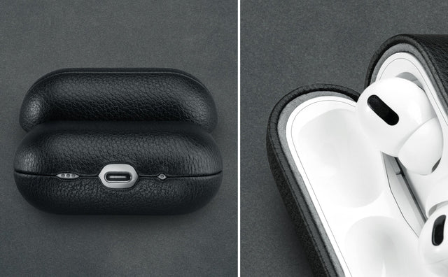 Coque en Cuir pour Apple AirPods Pro 3 (3e génération) Feature Focus