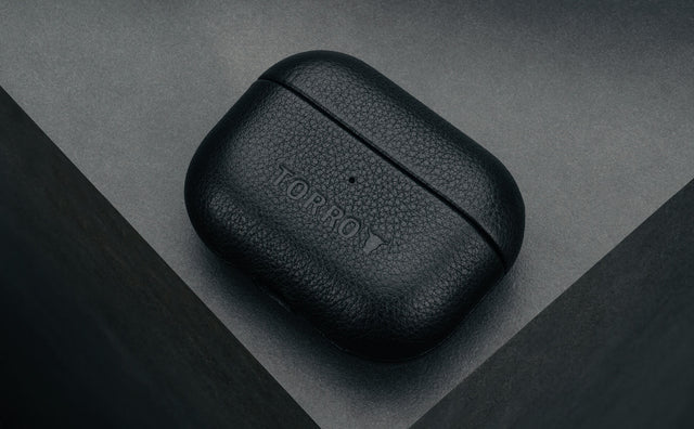 Coque en Cuir pour Apple AirPods Pro (2e et 1re génération) Feature Focus
