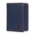 Portefeuille en cuir pour homme (avec protection RFID) - Bleu Marine