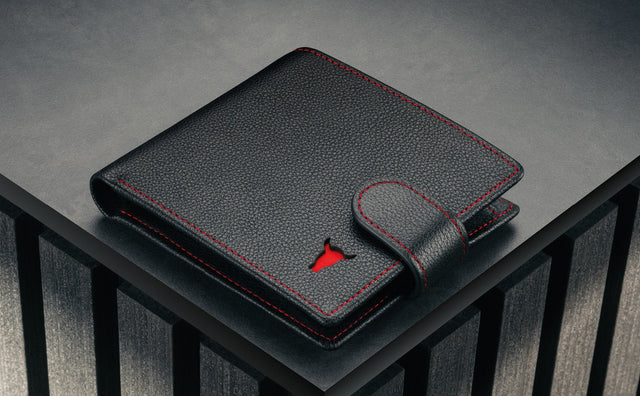 Portefeuille Classique en Cuir (avec Porte-Monnaie) Feature Focus