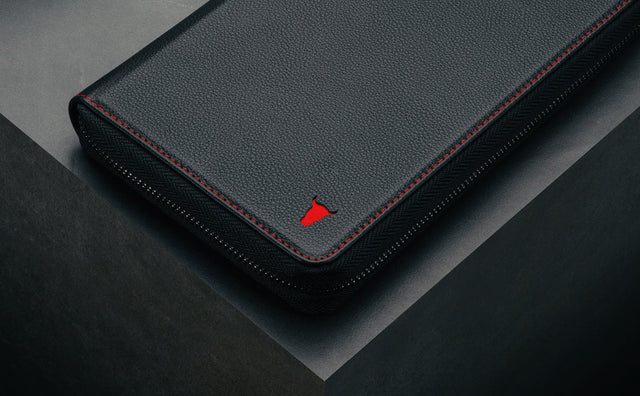Portefeuille Voyage Famille en Cuir Feature Focus