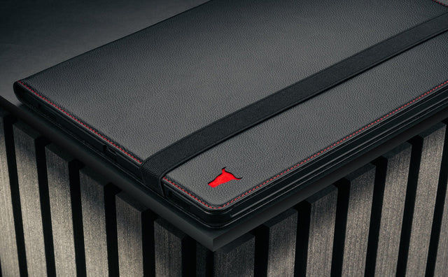 Coque en Cuir pour Galaxy Tab S11 Ultra Feature Focus