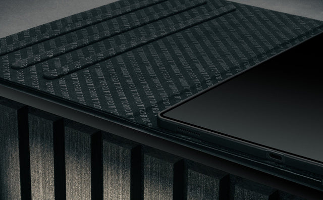 Coque en Cuir pour Galaxy Tab S11 Ultra Feature Focus