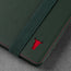 Green with Red Detail Leather Case for Apple iPad (10th Generation)