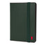 Green with Red Detail Leather Case for Apple iPad (10th Generation)