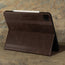 Built-in viewing stand of the Dark Brown Leather Case for Apple iPad Air 12.9