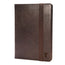 Dark Brown Leather (with Red Stitching) Stand Case for iPad 10.2