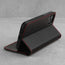 Stand function on the Black Leather (with Red Stitching) Stand Case for iPhone 11