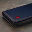 Navy Blue Leather Wallet Case for iPhone 15 Pro Max