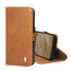 Tan Leather Wallet Case for iPhone 15 Pro Max