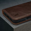 Dark Brown Leather Case for iPhone 16 Pro