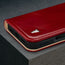 Red Leather Case for iPhone 16