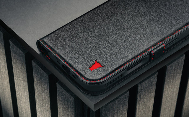 Coque en Cuir pour iPhone Air (chargement MagSafe) Feature Focus