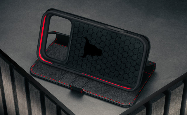 Coque en Cuir pour iPhone 17 Pro (chargement MagSafe) Feature Focus