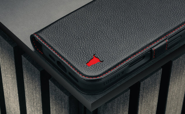 Coque en Cuir pour iPhone 17 (chargement MagSafe) Feature Focus