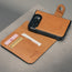Detachable cover and bumoer of the Black Leather 2-in-1 Detachable Wallet Case for iPhone Ultra