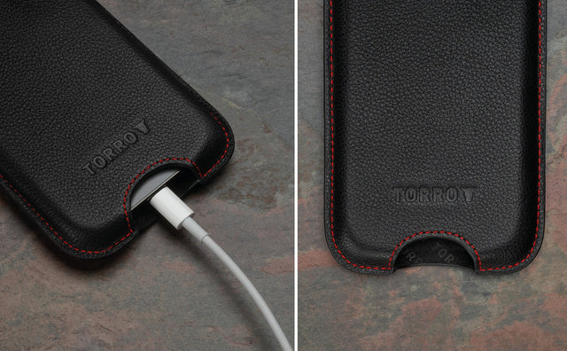 Coque en Cuir pour iPhone (6,7/6,9 pouces) Feature Focus