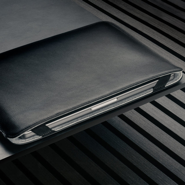 Noir Housse en Cuir MacBook Pro / MacBook Air