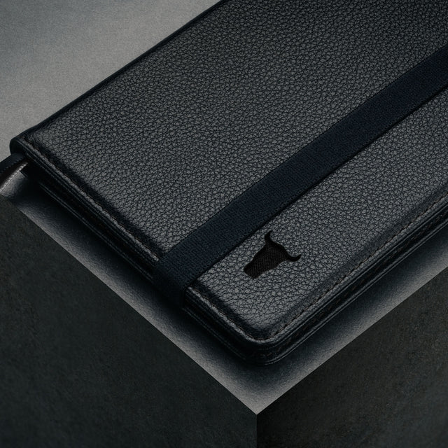 Inside of the black Leather Passport holder