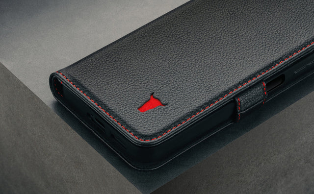 Coque en Cuir pour Galaxy A17 (avec fonction support) Feature Focus