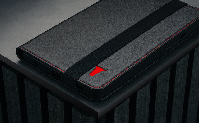 Coque en Cuir pour Galaxy Tab A9 Feature Focus