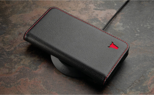 Coque en Cuir pour Galaxy S23 (avec fonction support) Feature Focus