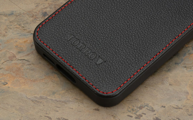 Coque en Cuir pour Galaxy S24 Feature Focus