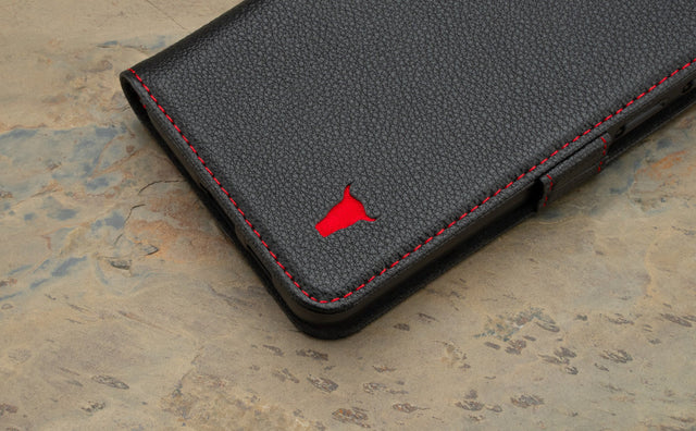 Coque en Cuir pour Galaxy A35 (avec fonction support) Feature Focus