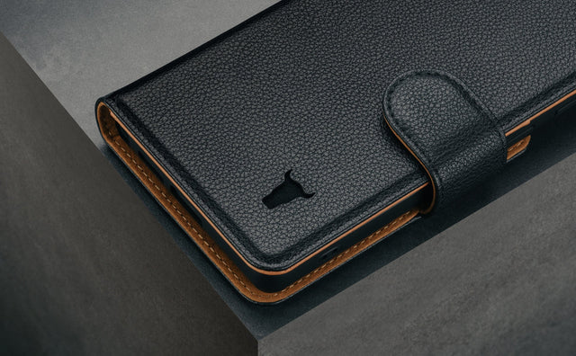 Coque Détachable en Cuir pour Galaxy S25 Ultra Feature Focus