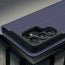 Camera cutout on the Violet Leather Stand Case for Galaxy S26 Ultra
