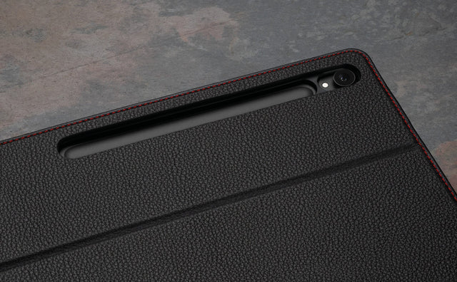 Coque en Cuir pour Galaxy Tab S9 Feature Focus