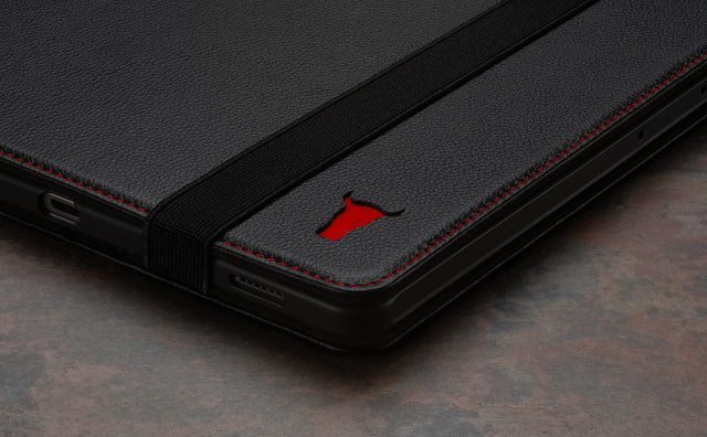 Coque en Cuir pour Galaxy Tab S9 Feature Focus