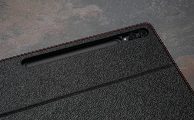 Coque en Cuir pour Galaxy Tab S9+ / Tab S10+ Feature Focus