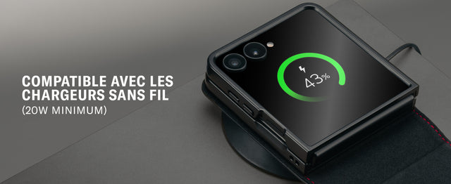 Coque en cuir pour Galaxy Z Flip8 Feature Focus