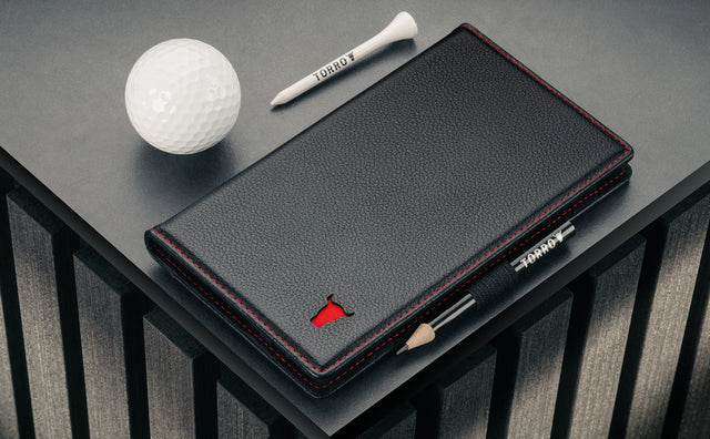 Porte-Carte de Score de Golf en Cuir Feature Focus