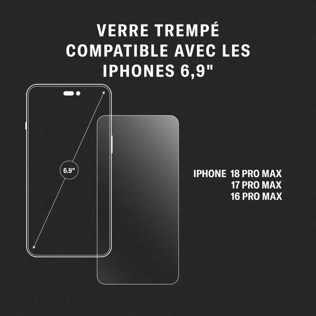 Supported models of the Tempered Glass Screen Protector for iPhone