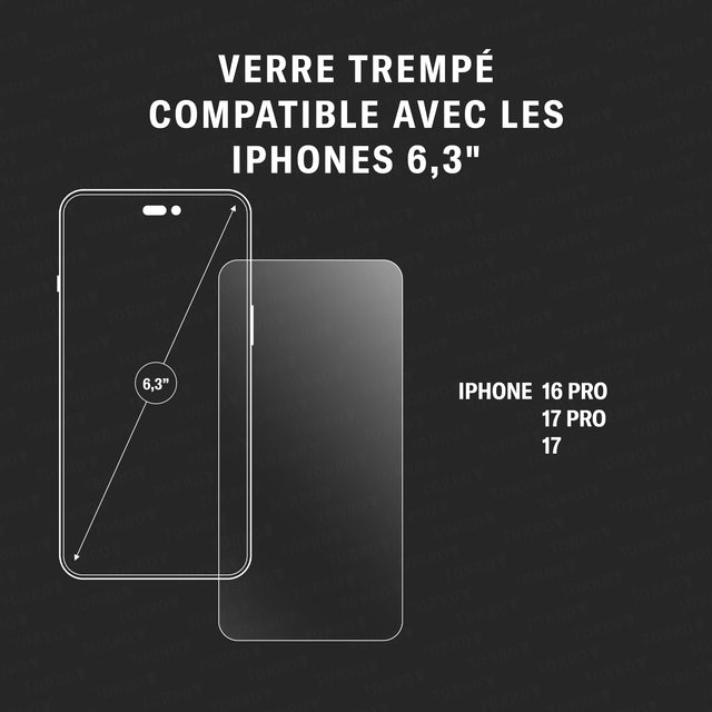 Supported models of the Tempered Glass Screen Protector for iPhone