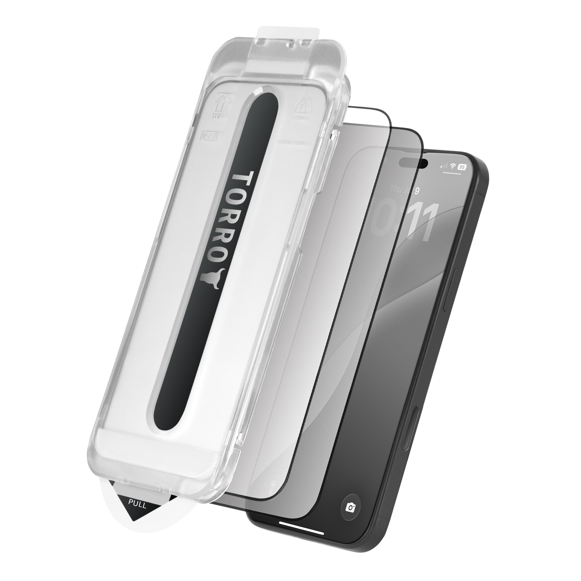 Protection d'écran en verre trempé TORRO pour iPhone 16 Pro Max et iPhone 17 Pro Max (Lot de 2)